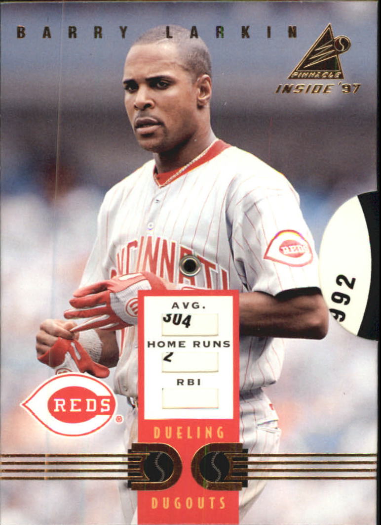 1997 Pinnacle Inside Dueling Dugouts #11 D.Jeter/B.Larkin