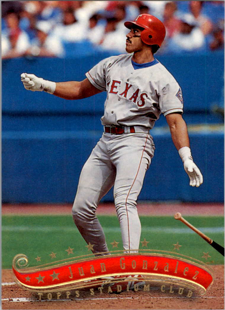 1997 Stadium Club #20 Juan Gonzalez