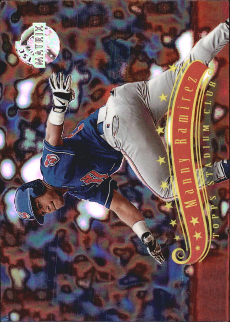 1997 Stadium Club Matrix #244 Manny Ramirez
