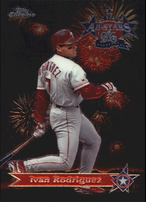 1997 Topps Chrome All-Stars Refractors #AS1 Ivan Rodriguez