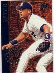 1997 Ultra Leather Shop #4 Derek Jeter