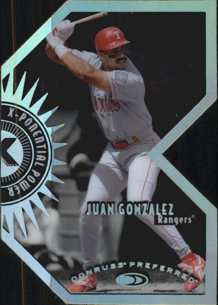 1997 Donruss Preferred X-Ponential Power #3B Juan Gonzalez
