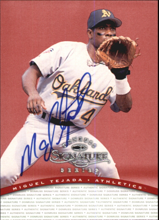 1997 Donruss Signature Autographs #95 Miguel Tejada/3900