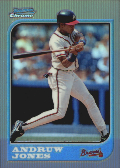 1997 Bowman Chrome Refractors #127 Andruw Jones