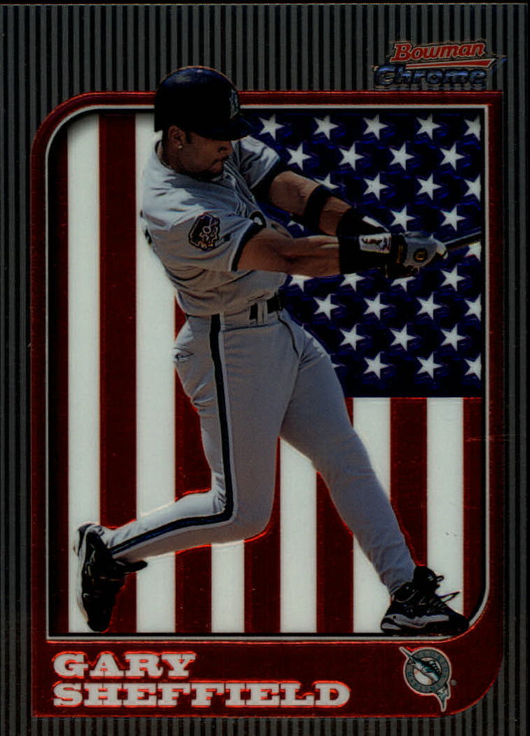 1997 Bowman Chrome International #58 Gary Sheffield