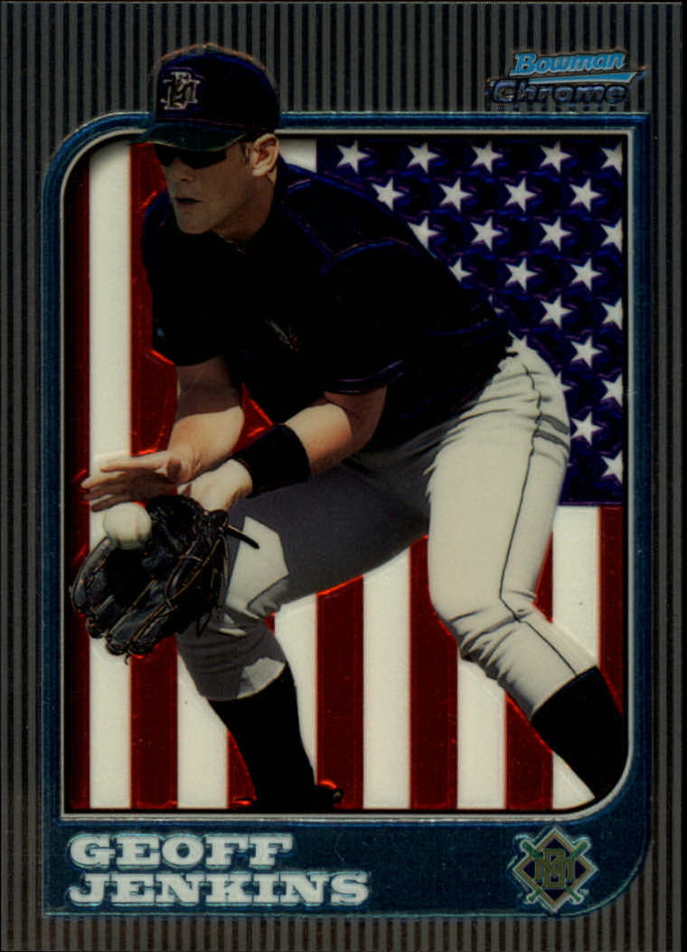 1997 Bowman Chrome International #176 Geoff Jenkins