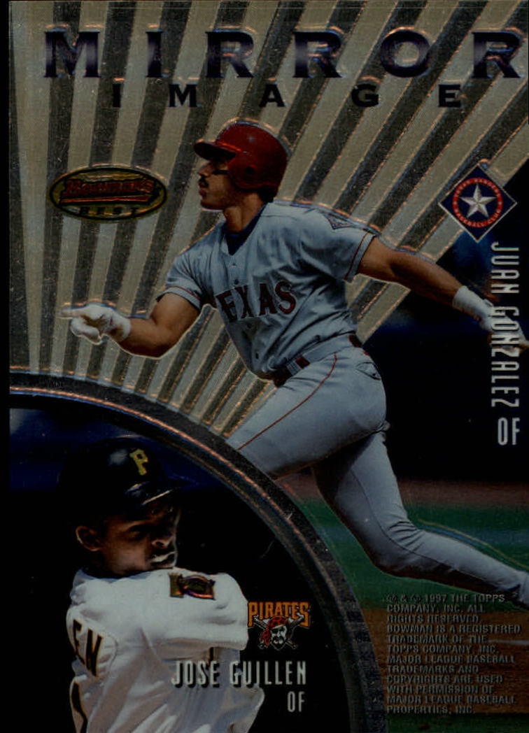 1997 Bowman's Best Mirror Image #MI5 J.Cruz/Grif/Jones/Bonds
