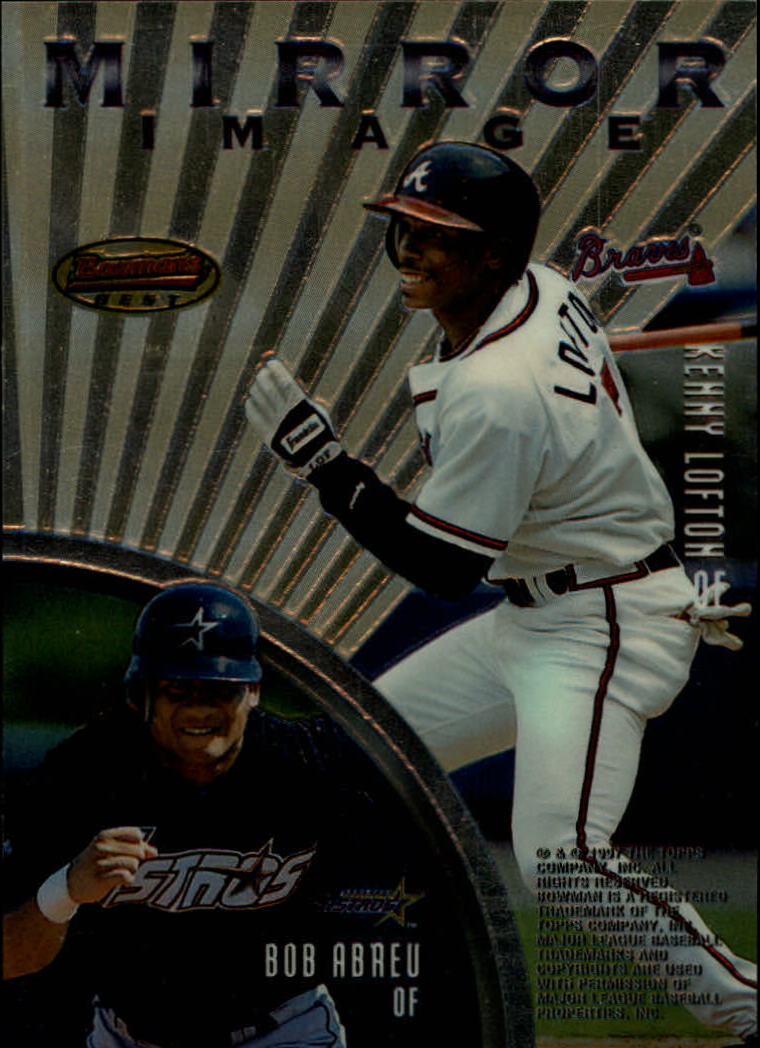 1997 Bowman's Best Mirror Image #MI10 V.Guer/Abreu/Loft/Belle