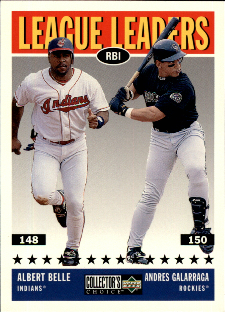 1997 Collector's Choice #58 A.Galarraga/A.Belle LL