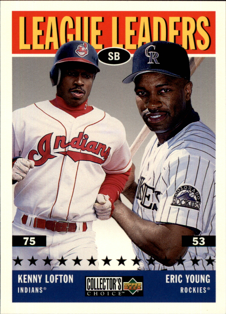 1997 Collector's Choice #59 E.Young/K.Lofton LL