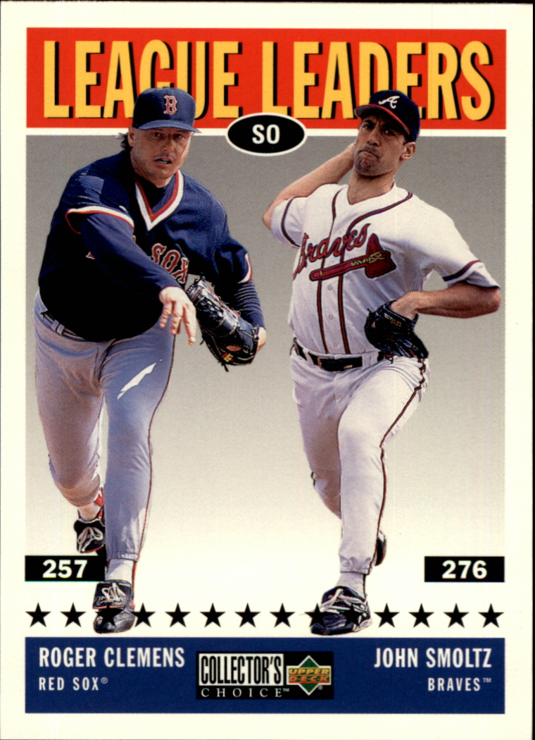 1997 Collector's Choice #61 J.Smoltz/R.Clemens LL