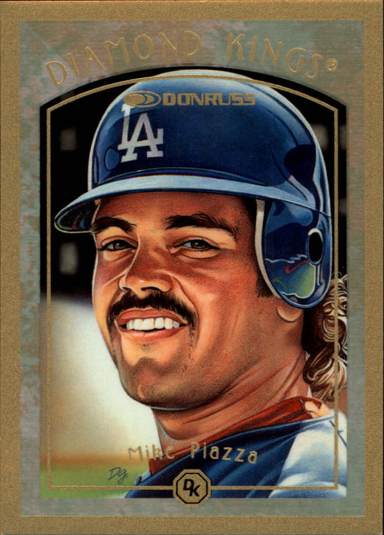 1997 Donruss Diamond Kings #7 Mike Piazza