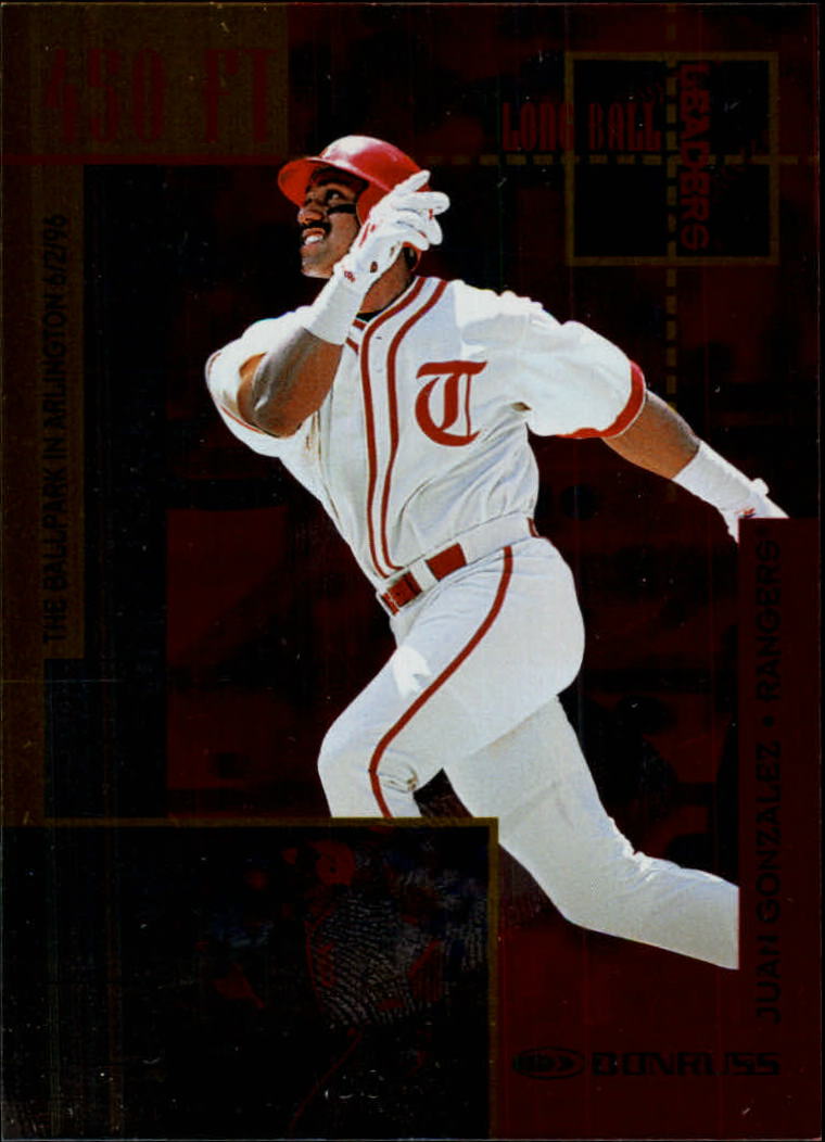 1997 Donruss Longball Leaders #8 Juan Gonzalez