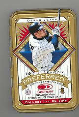 1997 Donruss Preferred Tin Boxes Gold #8 Derek Jeter