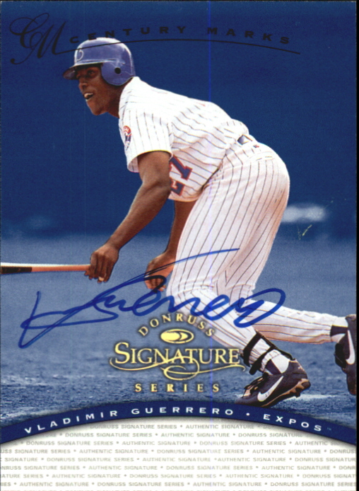 1997 Donruss Signature Autographs Century #55 Vladimir Guerrero *