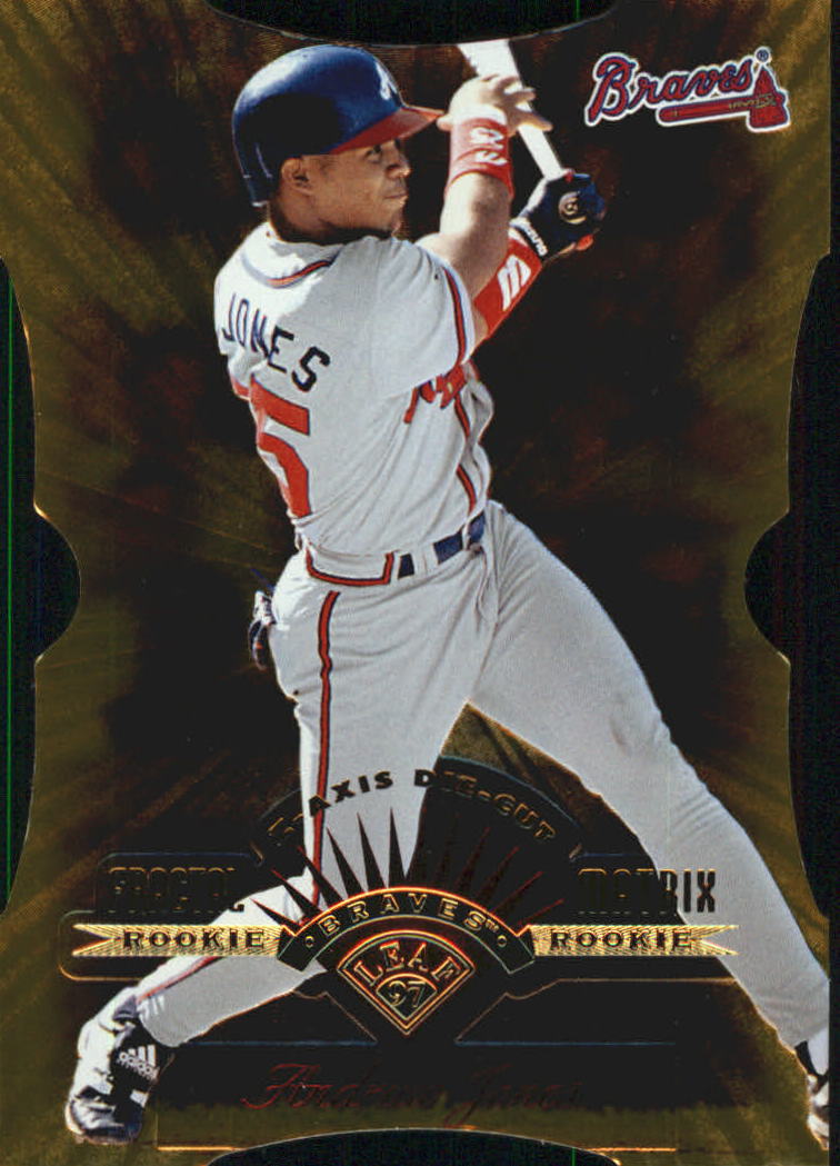 1997 Leaf Fractal Matrix Die Cuts #168 Andruw Jones GZ