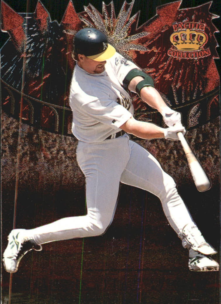 1997 Pacific Fireworks Die Cuts #10 Mark McGwire