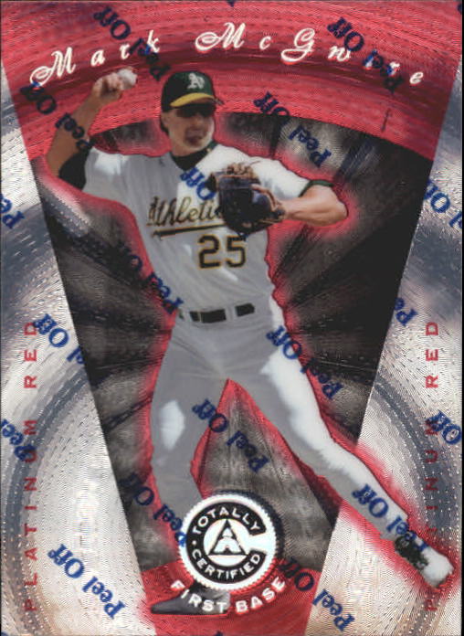 1997 Pinnacle Totally Certified Platinum Red #49 Mark McGwire