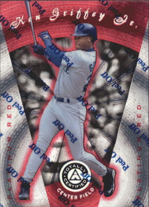 1997 Pinnacle Totally Certified Platinum Red #53 Ken Griffey Jr.