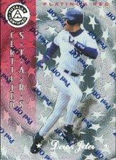 1997 Pinnacle Totally Certified Platinum Red #141 Derek Jeter CERT