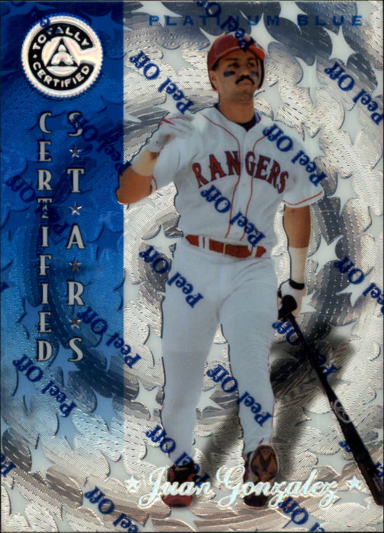 1997 Pinnacle Totally Certified Platinum Blue #141 Derek Jeter CERT