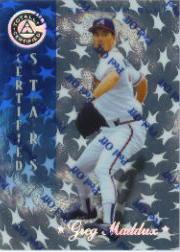 1997 Pinnacle Totally Certified Platinum Blue #143 Greg Maddux CERT