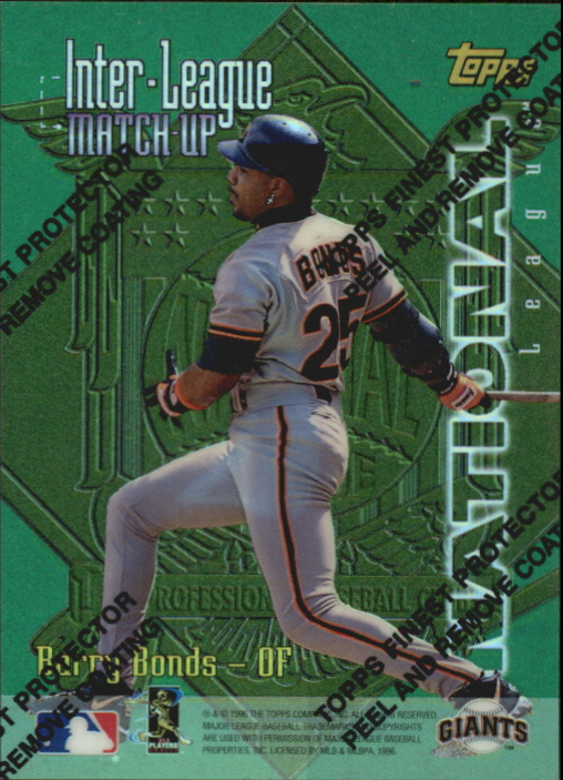 1997 Topps Inter-League Finest Refractors #ILM1 M.McGwire/B.Bonds
