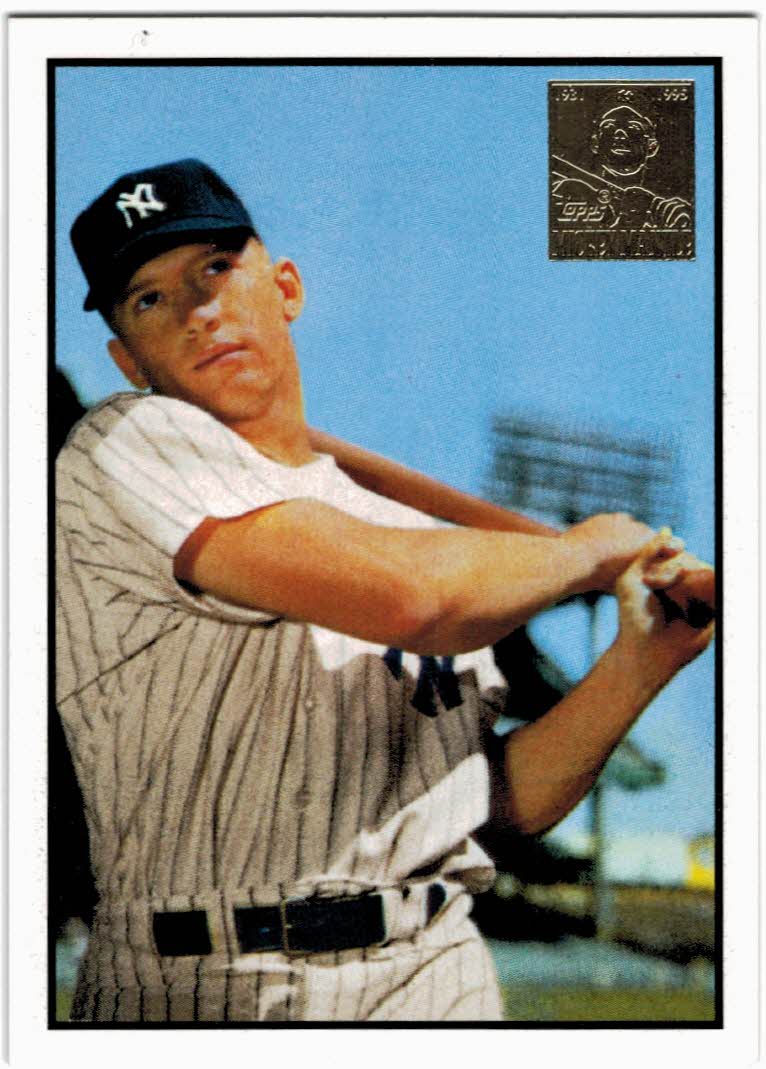 1997 Topps Mantle #22 Mickey Mantle/1953 Bowman