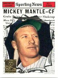 1997 Topps Mantle #32 Mickey Mantle/1961 Topps AS