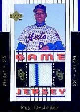 1997 Upper Deck Game Jersey #GJ3 Rey Ordonez