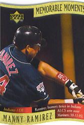 1997 Upper Deck Memorable Moments #A5 Manny Ramirez