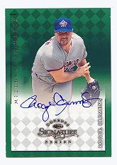 1998 Donruss Signature Autographs Millennium #25 Roger Clemens/400