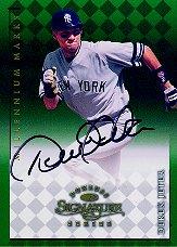 1998 Donruss Signature Autographs Millennium #64 Derek Jeter/400