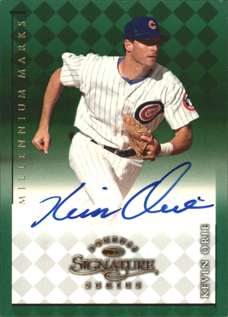 1998 Donruss Signature Autographs Millennium #87 Kevin Orie