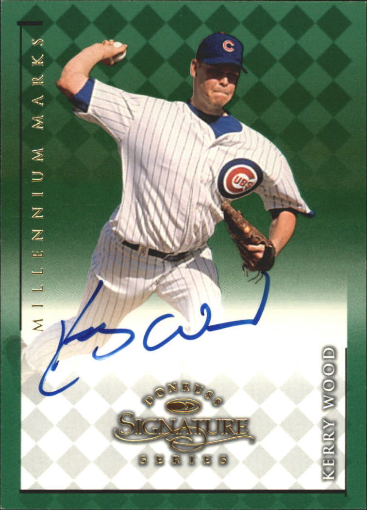 1998 Donruss Signature Autographs Millennium #125 Kerry Wood