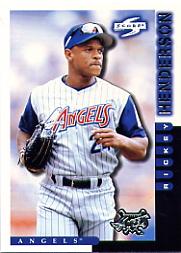 1998 Angels Score #1 Rickey Henderson