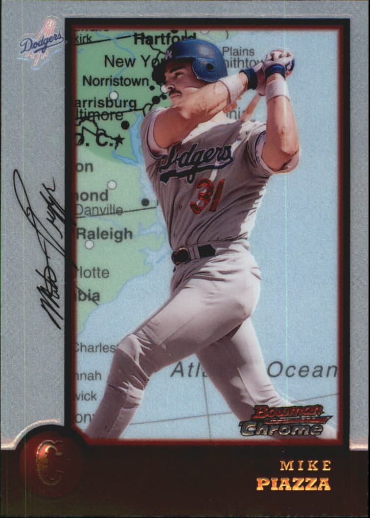 1998 Bowman Chrome International #18 Mike Piazza