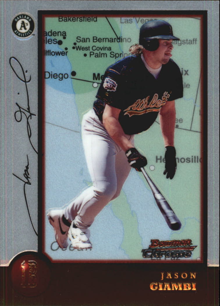 1998 Bowman Chrome International #46 Jason Giambi