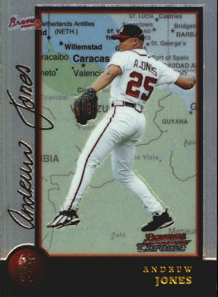 1998 Bowman Chrome International #262 Andruw Jones