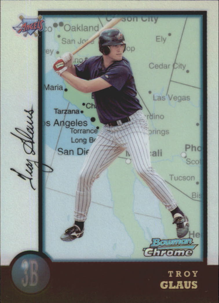 1998 Bowman Chrome International Refractors #134 Troy Glaus