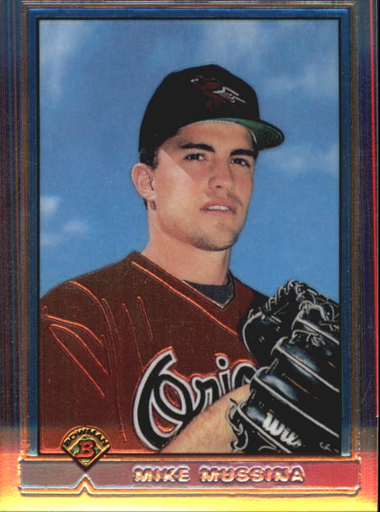 1998 Bowman Chrome Reprints #24 Mike Mussina
