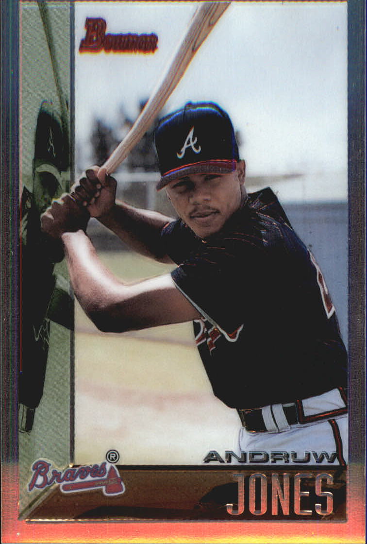 1998 Bowman Chrome Reprints #42 Andruw Jones