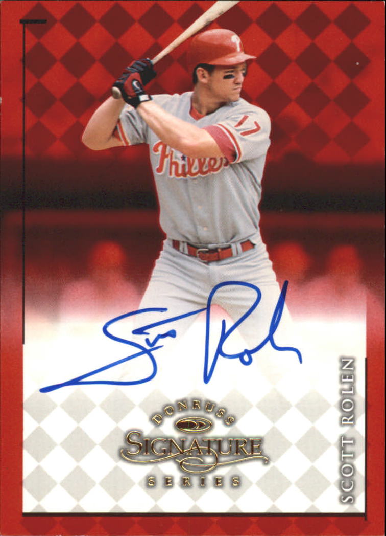1998 Donruss Signature Autographs #76 Scott Rolen/1900