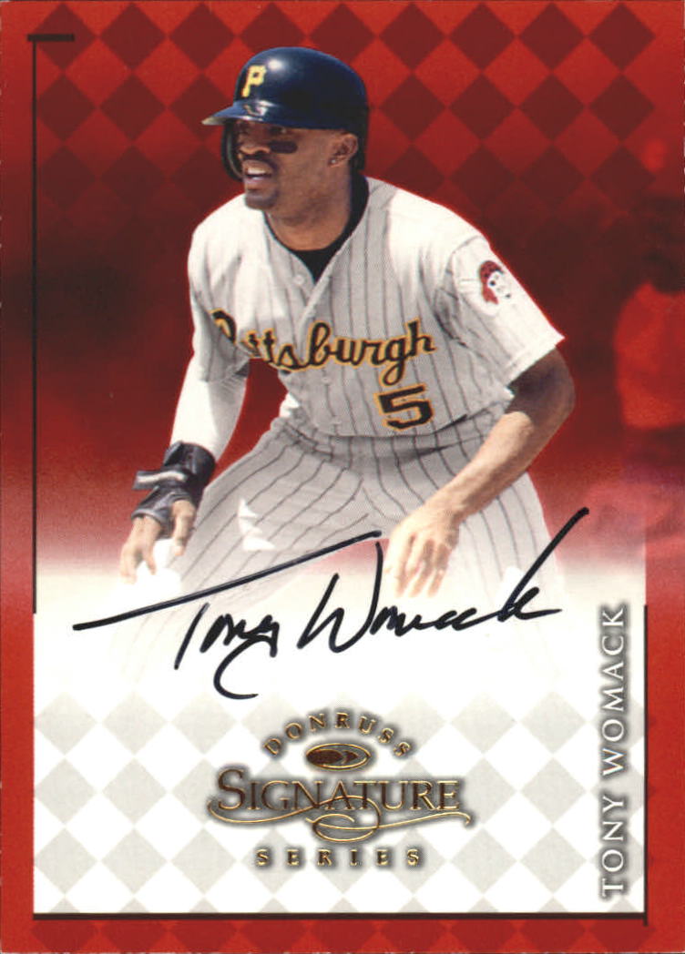 1998 Donruss Signature Autographs #97 Tony Womack/3500