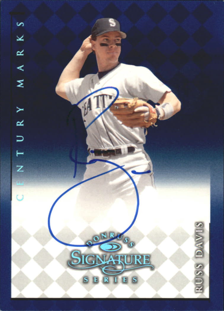 1998 Donruss Signature Autographs Century #34 Russ Davis