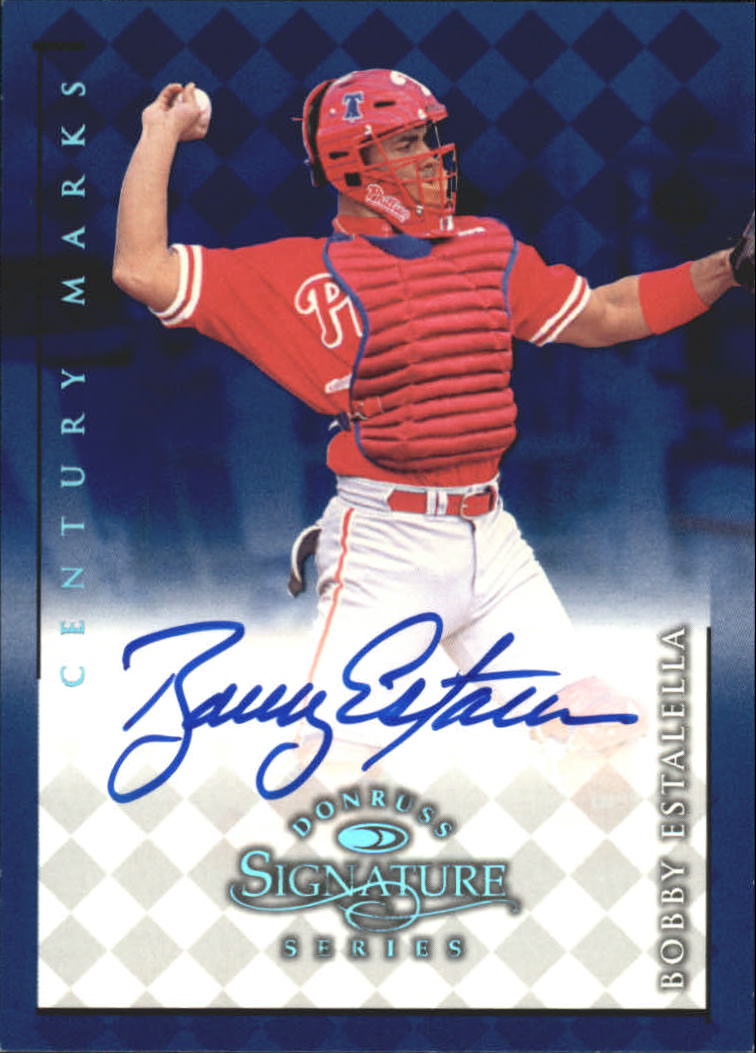 1998 Donruss Signature Autographs Century #39 Bobby Estalella