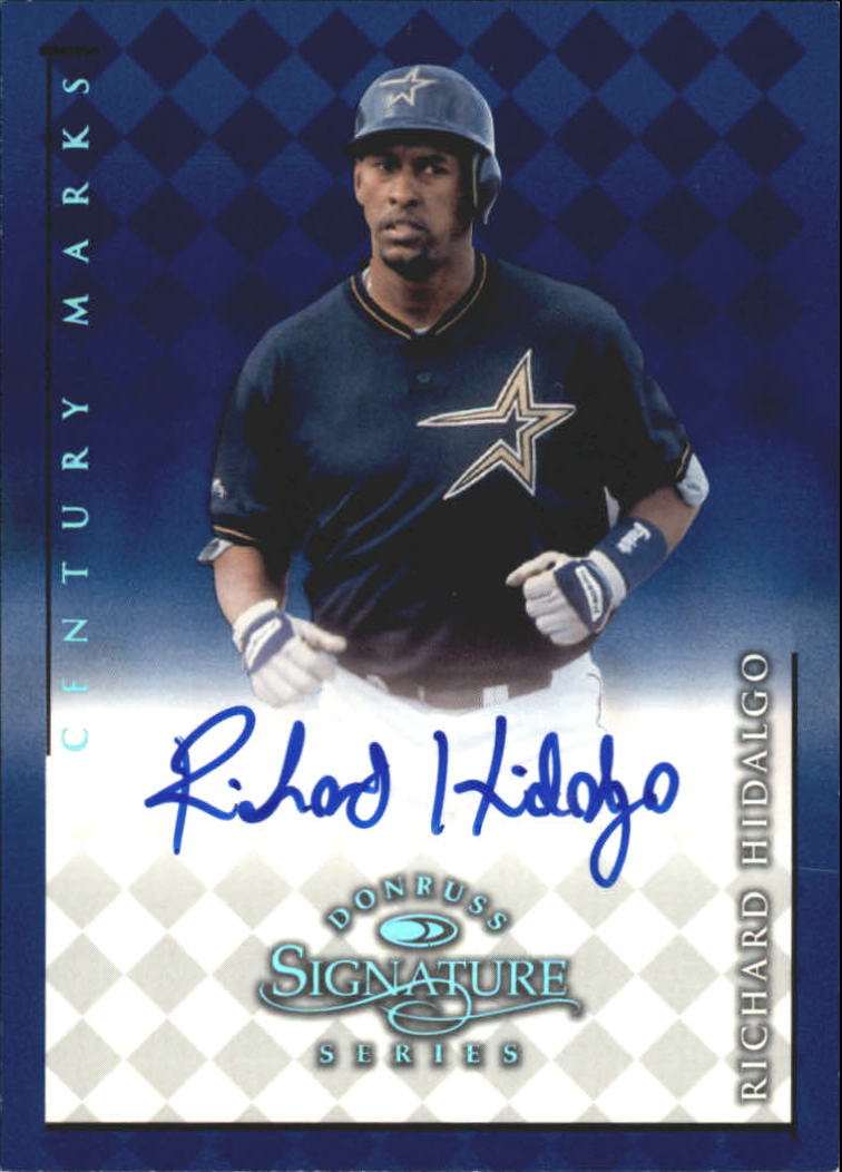 1998 Donruss Signature Autographs Century #57 Richard Hidalgo