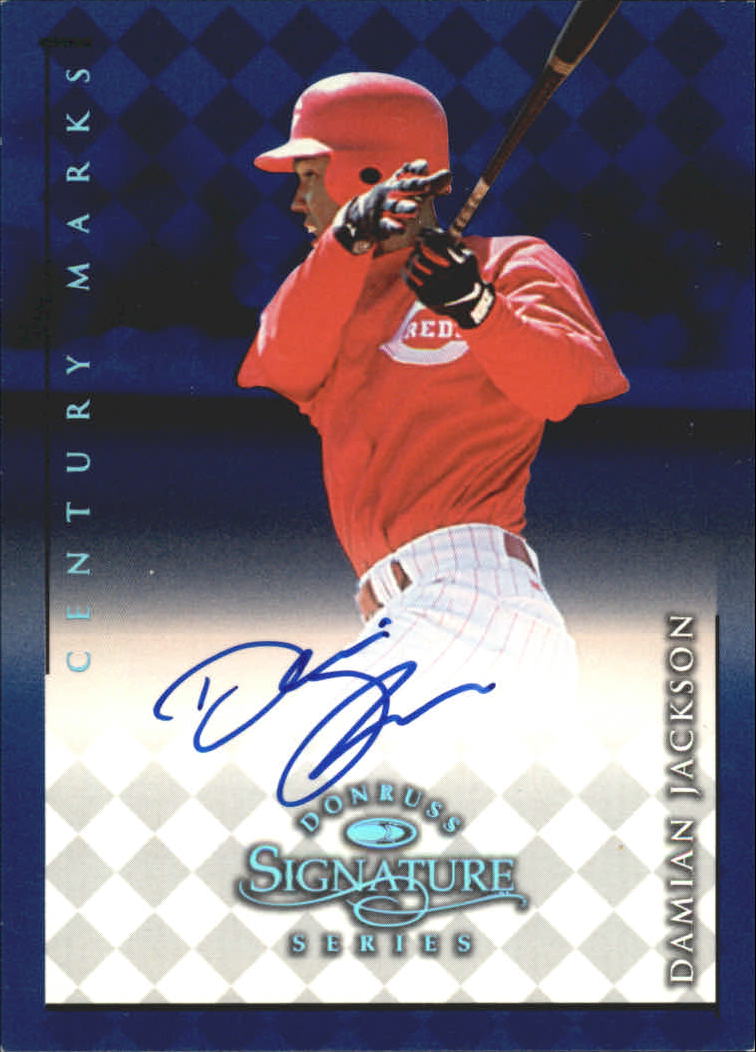 1998 Donruss Signature Autographs Century #61 Damian Jackson