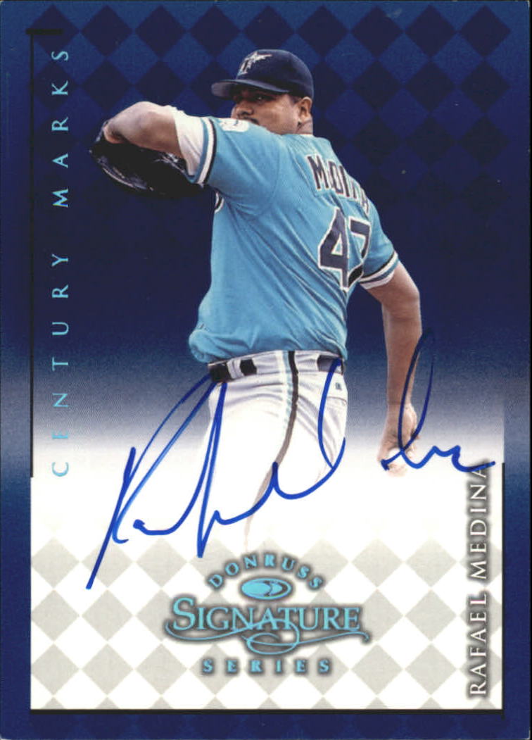 1998 Donruss Signature Autographs Century #78 Rafael Medina