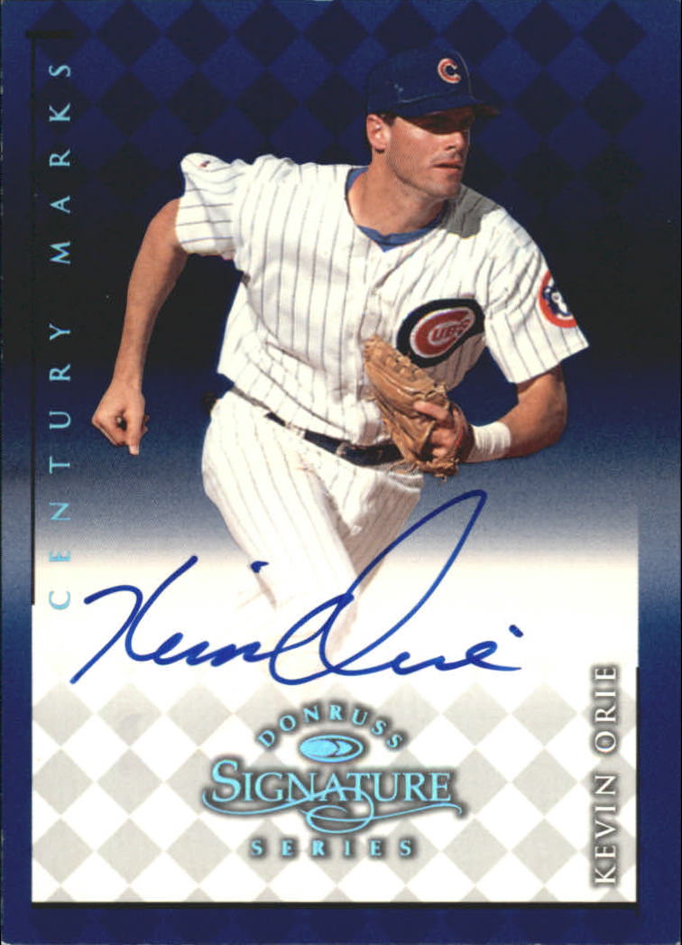 1998 Donruss Signature Autographs Century #86 Kevin Orie